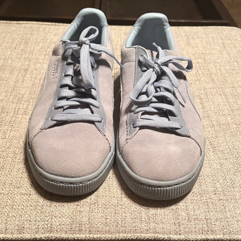 Men's Gray Suede Sneakers